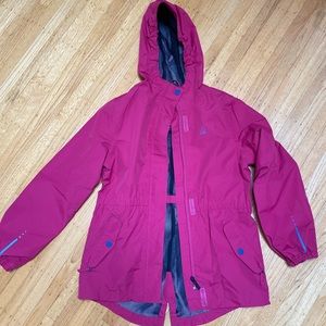 Fuchsia Ripzone waterproof jacket